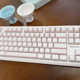 Customized ceramic keys suitable for mechanical keyboards, with a frosted feel that is non greasy, non fingerprint adhesive, and has a touch on the skin. Suitable for typing and gaming