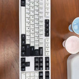 Bright black and white dual tone