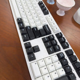 Bright black and white dual tone