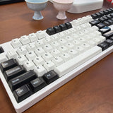 Bright black and white dual tone