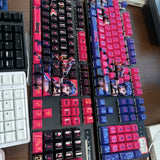 You can customize with pictures and create company logos, corporate culture, and other content on keycap patterns.